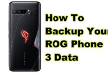 ROG Phone 3 데이터를 백업하는 방법