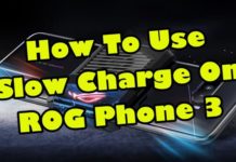 ROG Phone 3에서 저속 충전을 사용하는 방법