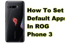 ROG Phone 3에서 기본 앱을 설정하는 방법