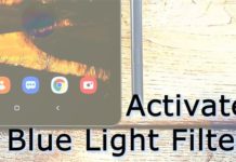 Samsung Galaxy Tab S6에서 자동으로 활성화되도록 블루 라이트 필터를 구성하는 방법