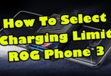 충전 제한 ROG Phone 3을 선택하는 방법
