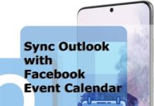 Galaxy S20에서 Outlook과 Facebook 캘린더를 동기화하는 방법
