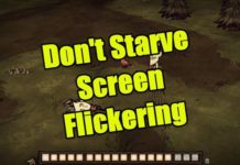 화면 깜박임 굶주림 방지 빠르고 쉬운 해결
