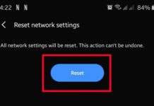 Samsung 장치에서 네트워크 설정을 재설정하는 방법 (Android 10)