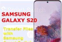 구형 Samsung 스마트 폰에서 Galaxy S20으로 파일을 전송하는 방법 (유선 및 무선 연결)