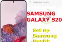 Galaxy S20에서 Samsung Health Profile을 설정하는 방법