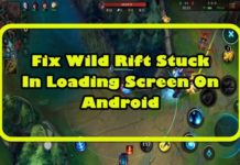 Android 빠른 수정에서 로딩 화면에 갇힌 와일드 리프트