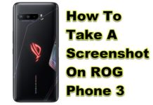 ROG Phone 3에서 스크린 샷을 찍는 방법