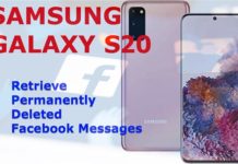 Galaxy S20에서 삭제 된 Facebook 메시지를 검색하는 방법