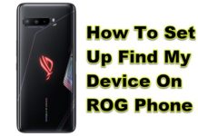 ROG Phone 3에서 내 장치 찾기를 설정하는 방법