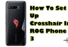 ROG Phone 3에서 십자선을 설정하는 방법
