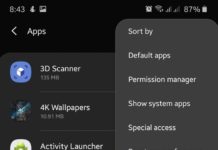 Samsung에서 앱 환경 설정을 재설정하는 방법