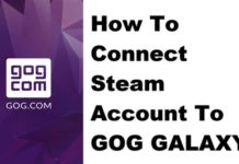 GOG GALAXY에 Steam 계정을 연결하는 방법