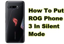 ROG Phone 3를 무음 모드로 전환하는 방법