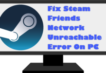 PC에서 Steam 친구 네트워크에 연결할 수 없음 오류 수정