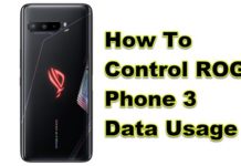ROG Phone 3 데이터 사용을 제어하는 방법