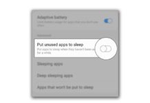 Galaxy S20에서 앱을 잠자 게하는 방법