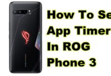 ROG Phone 3에서 앱 타이머를 설정하는 방법