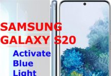 Galaxy S20 Blue Light Filter를 활성화하는 방법