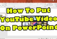 PowerPoint에 YouTube 비디오를 넣는 방법