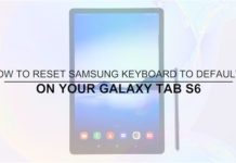 Galaxy Tab S6에서 Samsung 키보드를 기본 설정으로 재설정하는 방법