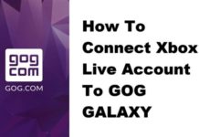 Xbox Live 계정을 GOG GALAXY에 연결하는 방법