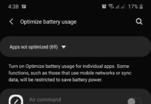 Samsung에서 배터리 사용을 최적화하는 방법 (Android 10)