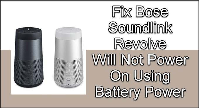 Reparar Bose Soundlink Revolve no se enciende con la de la batería -