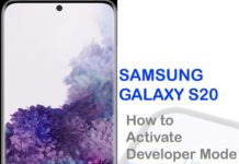 Galaxy S20에서 개발자 모드를 활성화하는 방법