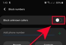 삼성에서 알 수없는 번호를 차단하는 방법 (Android 10)