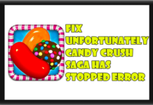 불행히도 Candy Crush Saga가 오류를 중지했습니다.