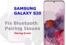 Galaxy S20 Bluetooth 문제 해결 방법, 페어링 오류