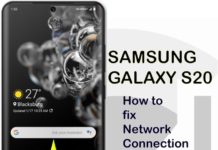 Galaxy S20 네트워크 연결 오류 해결 방법