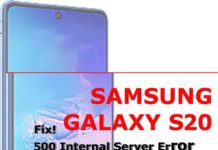 YouTube App Galaxy S20에서 ‘500 내부 서버 오류’를 수정하는 방법