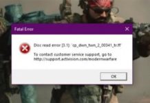 COD Modern Warfare Disc 읽기 오류 3.1 수정하는 방법 | PS4 | 새로운 2020!