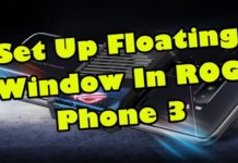 ROG Phone 3에서 플로팅 창 설정