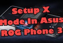 Asus ROG Phone 3에서 X 모드 설정