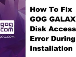 Como corrigir erro de acesso ao disco GOG GALAXY durante a instalação