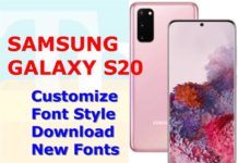 Galaxy S20에서 새 글꼴을 다운로드하고 글꼴 크기 및 스타일을 변경하는 방법