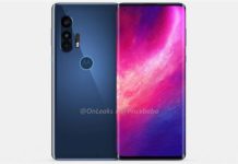 트리플 카메라로 Moto Edge + 렌더 누출