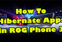 ROG Phone 3에서 앱을 최대 절전 모드로 전환하는 방법
