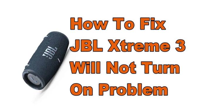 Hvordan JBL Xtreme 3 ikke slå på problem - AndroidHow