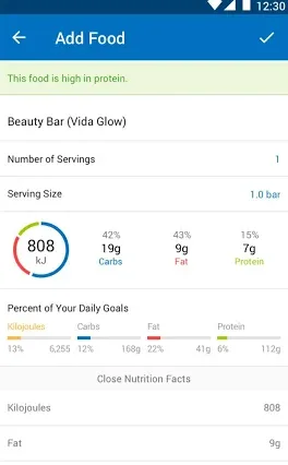 Android Apps to Gain Weight 5