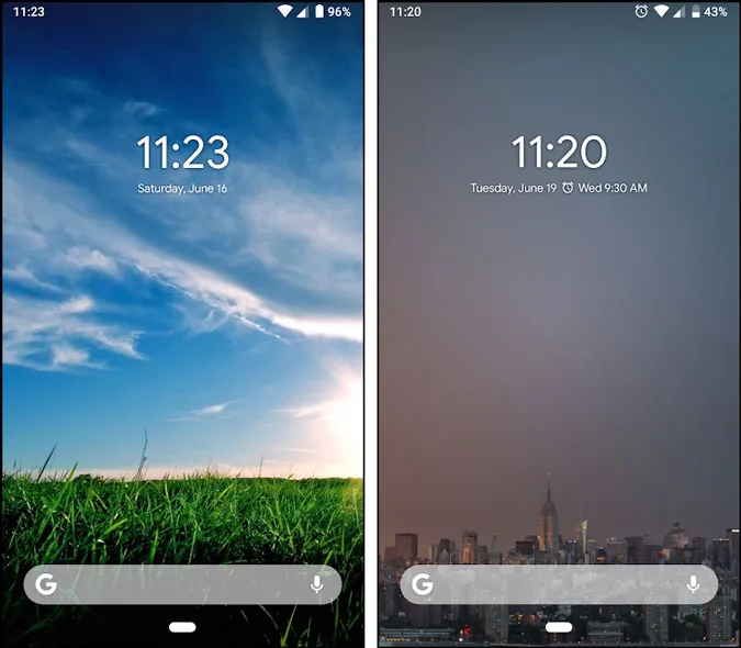 digital-klokke-widget-for-Android