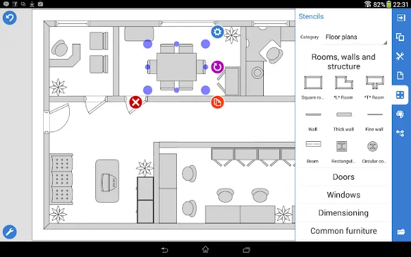 App til husplanlægning - Grapholite Floor Plans