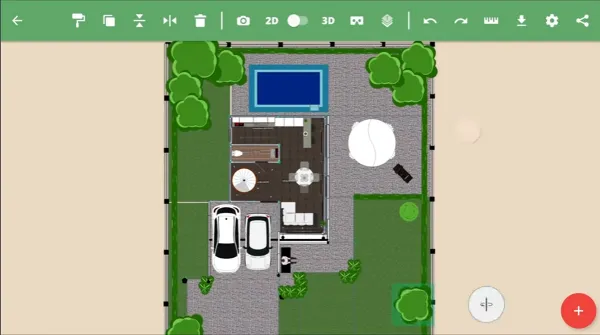 aplicação de planeamento de casas - Planner 5D