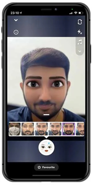 мультяшный фильтр для snapchat