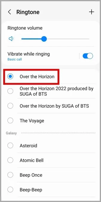 Ändra standardringsignal på Samsung Phone