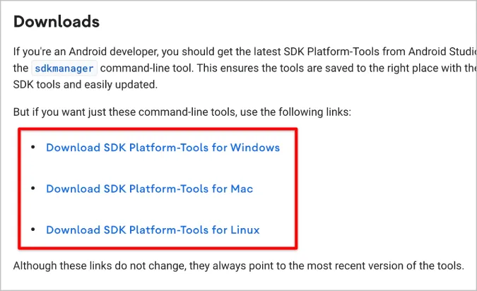 Установка инструментов Android SDK