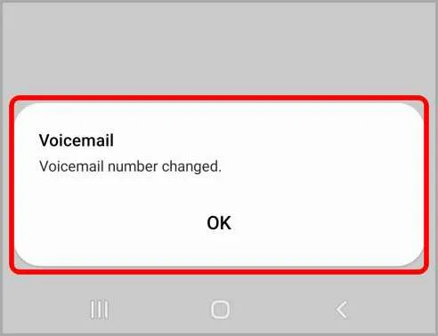 Voicemail-Nummer auf dem Samsung-Smartphone erfolgreich entfernt/gelöscht